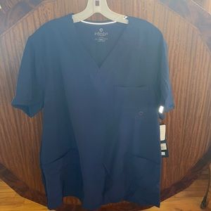 Navy blue scrub shirt Cherokee